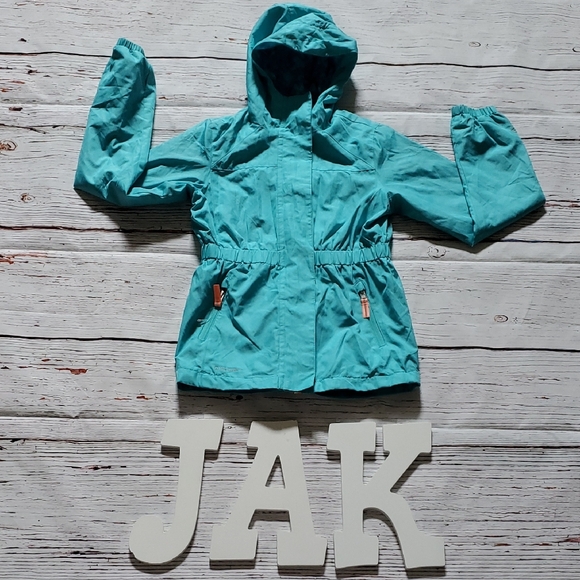 Champions Girls Turquoise Hooded Jacket 👩 - Picture 1 of 15
